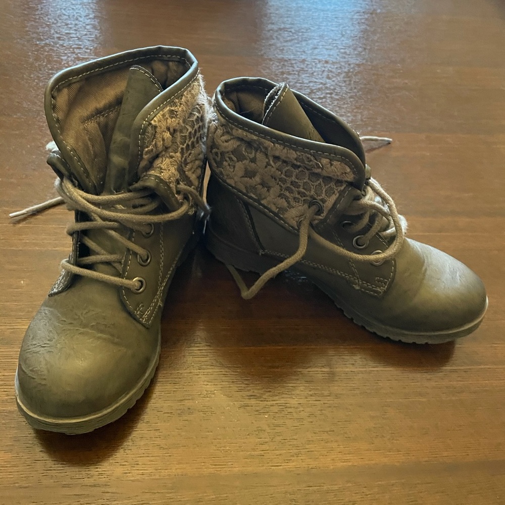Girls Rock & Candy Brown Foldover Boots